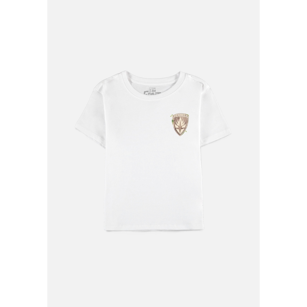 Marvel Guardians Of The Galaxy - I Am Groot Kinder Tshirt - Wit